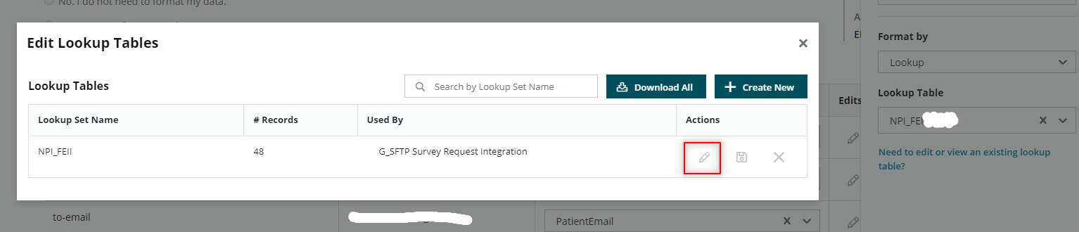 Rep Connect - How to update the Lookup Table